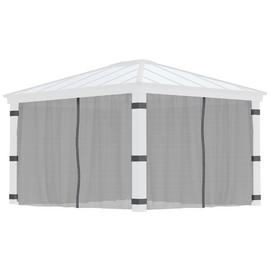 Palram Canopia Dallas 4 Piece Gazebo Netting Set 12 x 14ft