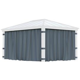 Palram Canopia Dallas 4 Piece Gazebo Curtain Set 12 x 16ft
