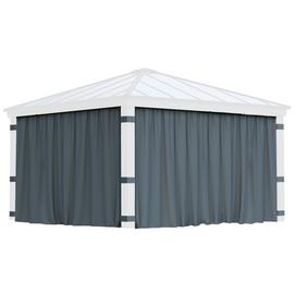 Palram Canopia Dallas 4 Piece Gazebo Curtain Set 14 x 14ft