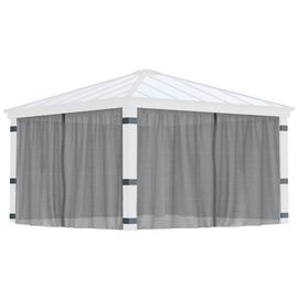 Palram Canopia Dallas 4 Piece Gazebo Netting Set 14 x 14ft
