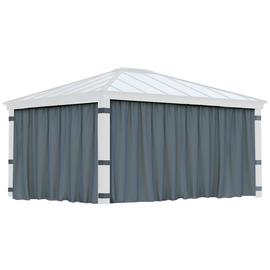 Palram Canopia Dallas 4 Piece Gazebo Curtain Set 14 x 16ft
