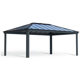 Palram Canopia Dallas Grey Garden Gazebo 14 x 20ft