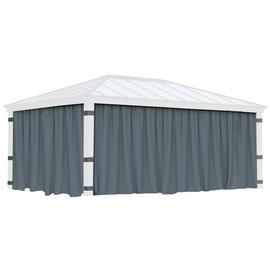 Palram Canopia Dallas 4 Piece Gazebo Curtain Set 14 x 20ft