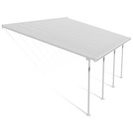 Palram Canopia Feria 4 x 6.06m Patio Cover White Clear