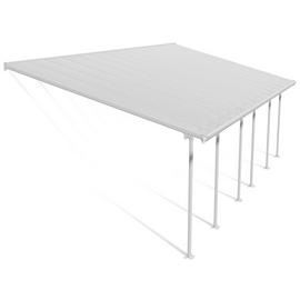 Palram Canopia Feria 4 x 8.5m Patio Cover White Clear