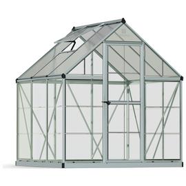 Palram Canopia Hybrid Silver Greenhouse - 6 x 6ft