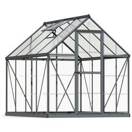 Palram Canopia Hybrid Grey Greenhouse - 6 x 8ft
