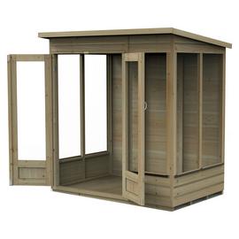 Forest Beckwood Shiplap Pent Summerhouse - 6 x 4ft