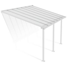 Palram Canopia Olympia 3 x 4.25m Patio Cover White Clear