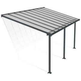 Palram Canopia Olympia 3 x 5.46m Patio Cover Grey Clear