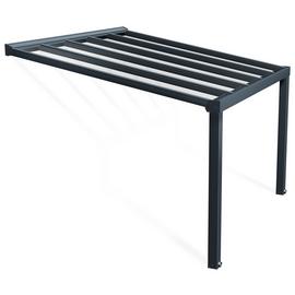 Palram Canopia Stockholm 3.4 x 3.7m Patio Cover - Grey Clear