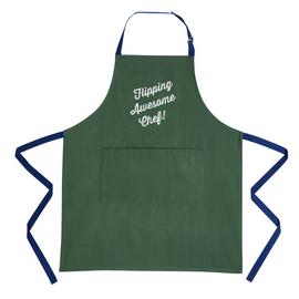 Home Flipping Awesome Chef Apron - Green