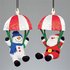 Premier Decorations Santa & Snowman Parachute Decorations