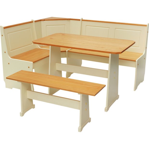 Corner bench 2024 dining table argos