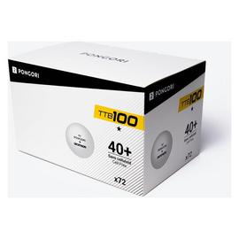 Decathlon Table Tennis Balls 100 40+ - Pack of 72