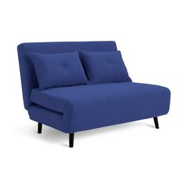 Habitat Roma Double Velvet Chairbed - Blue