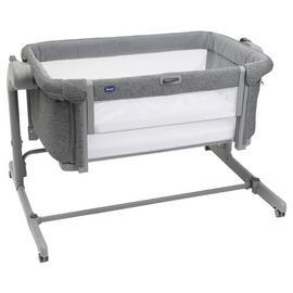 Chicco Next2Me Magic Evo Bedside Crib - Dark Grey