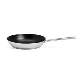 Habitat 24cm Brushed Stainless Steel Frying Pan