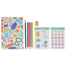 Home Road Trip Activity Kit A5 Notebook Stationery Set