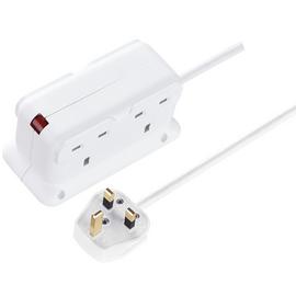 Masterplug 4 Socket 1m Extension Lead
