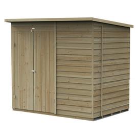 Forest 4Life Overlap Windowless Pent Shed - 7 x 5ft