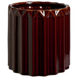 Habitat 20cm Glass Faceted Ceramic Planter