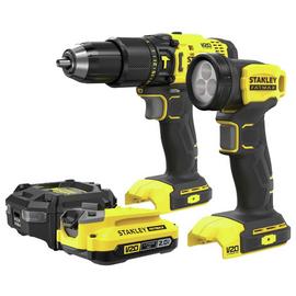 Stanley Fatmax 18V Hammer Drill With Torch Set