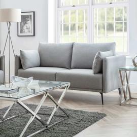 Julian Bowen Rohe Fabric 2 Seater Sofa - Grey