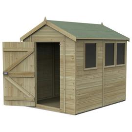 Forest Timberdale 3 Windows Apex Shed - 8 x 6ft