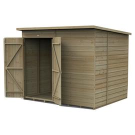 Forest Beckwood Shiplap Windowless Pent Shed - 8 x 6ft