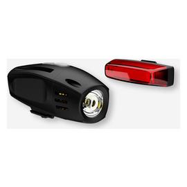 Decathlon Powerful Front And Rear USB LED Bike Light Set