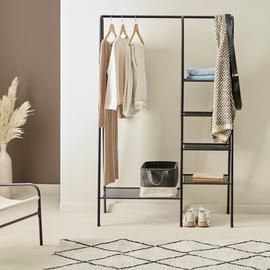 Argos Home Kevin Double Clothes Rail - Black