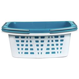 Beldray 26 Litre Set of 2 Laundry Baskets - Blue