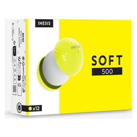 Decathlon Soft Golf Balls 500 X 12 Yellow