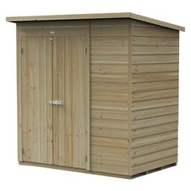Forest Beckwood Shiplap Windowless Pent Shed - 6 x 4ft