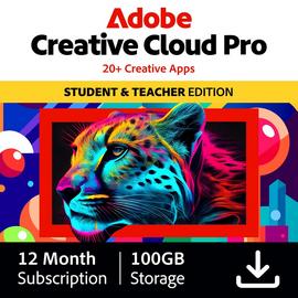 Adobe Creative Cloud All Apps Student & Teacher Edition 1 Yr