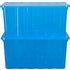 Argos Home Set of 2 Blue Plastic Storage Boxes