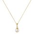 Revere 9ct Gold Freshwater Pearl Pendant 16 Inch Necklace