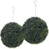 Artificial 30cm Topiary Grass Balls - Pack of 2