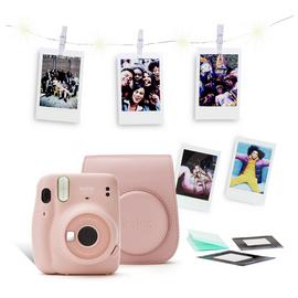 Instax Mini 11 Instant Camera Bundle - Pink