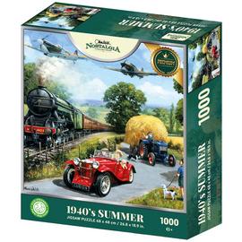 Kidicraft Nostalgia 1940's Summer 1000 Pieces Puzzle
