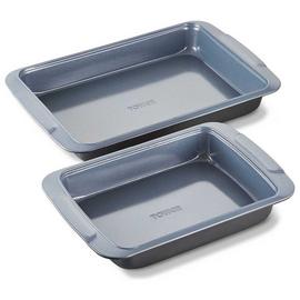 Tower Cerasure 2 Piece Non Stick Steel Roasting Tray Set