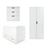 Ickle Bubba Coleby 5 Piece Nursery Furniture Set ? White