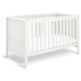 Cuggl Canterbury Nursery Cot Bed - Matte White
