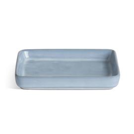 Habitat Reactive Glaze Ceramic Soap Dish - Blue