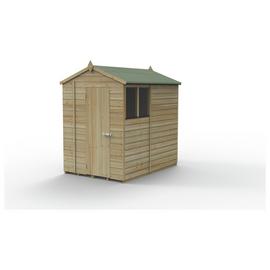 Forest Beckwood Shiplap 2 Windows Apex Shed - 5 x 7ft
