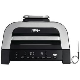 Ninja 6-in-1 MAX DG551UK 3.8L Grill & Air Fryer - Silver