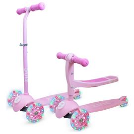 Zinc My First 3-in-1 Kids Light Up 3 Wheel Scooter - Pink
