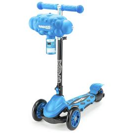Xootz Bubble Go Kids Folding 3 Wheel Scooter - Blue