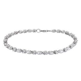 Revere Sterling Silver Marquise and Round Bracelet